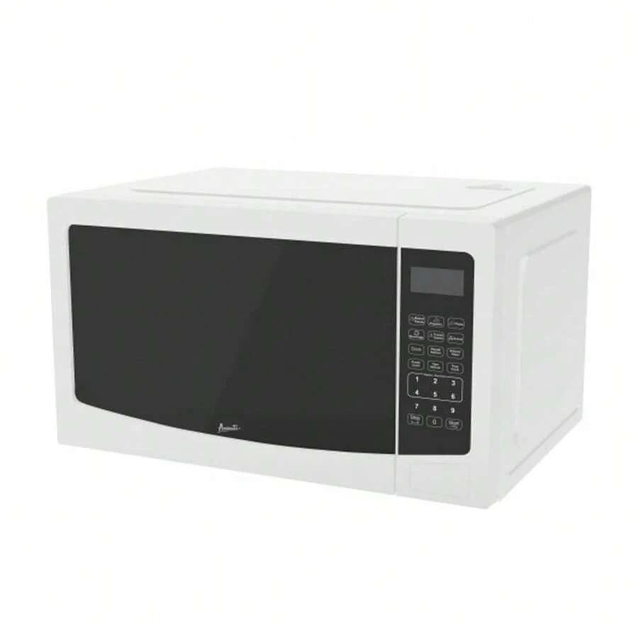 Avanti MT115V0W 1.1 Cu. Ft. White Countertop Microwave - Black - View 1