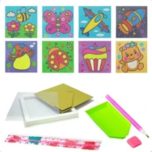 Kids Paint-By-Number Kits - tên lửa - Xem 4