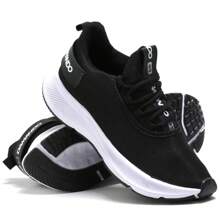 Men Sneakers - 黑與白 - 查看 3