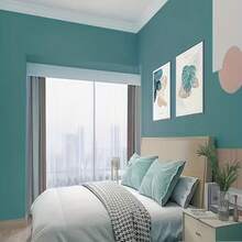 1 rollo de Papel adhesivo removible con textura de tela verde para sala de estar, cocina, dormitorio, dormitorio universitario, renovación de muebles - verde magenta intenso - Ver 10