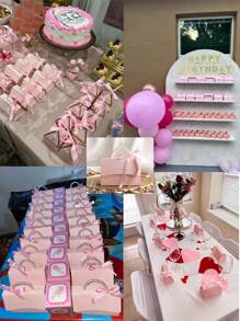 Set de 3 bolsas de regalo decoradas con perlas con caja de caramelos impresa y cinta de seda (con perlas), perfectas para bodas, fiestas, cumpleaños, decoración de festivales y regalos de Acción de Gracias, Navidad y Día de San Valentín