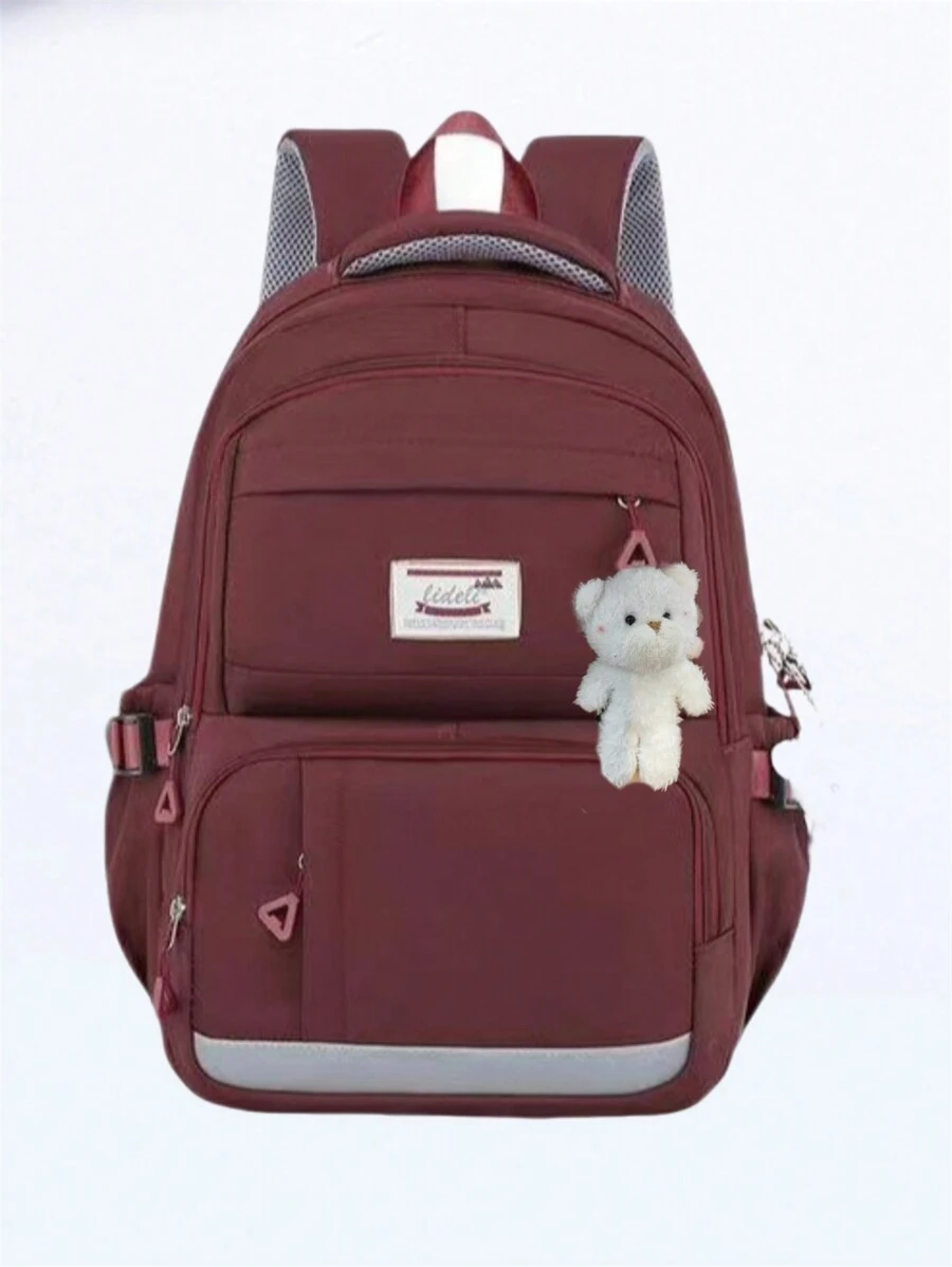 Women Fashion Backpacks - 紅色 - 查看 1