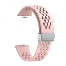 Silikonarmband mit atmungsaktiven Löchern kompatibel mit Huawei Fit 3 Uhr, Fit 3 (Lochstil) als Geschenk für Studenten zum Schulstart