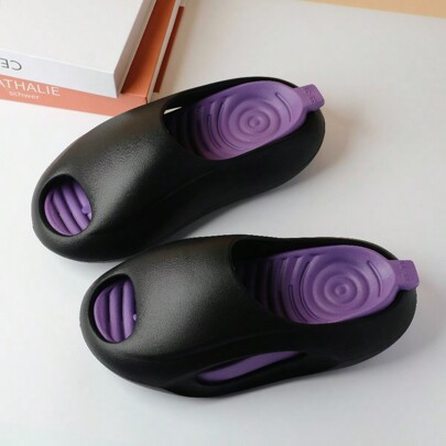 Women's Casual Slippers Soft Sole Comfortable Non-Slip Thick Bottom House Slipper Couples Sports Sandals Outdoor Wear Coconut Slippers Summer Thick Bottom Non-Slip Beach Sandals EVA Casual Sports Fashion Non-Slip Premium Sandals
