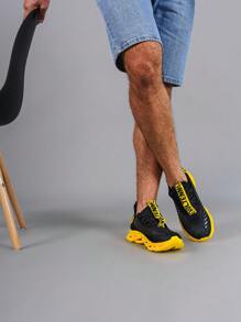 Kit 3 Men's Lightweight Soft Breathable Mesh Training Shoes - 紅色 - 查看 8