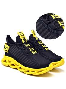 Kit 3 Men's Lightweight Soft Breathable Mesh Training Shoes - 紅色 - 查看 5