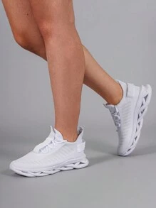 Kit 3 Men's Lightweight Soft Breathable Mesh Training Shoes - 紅色 - 查看 9