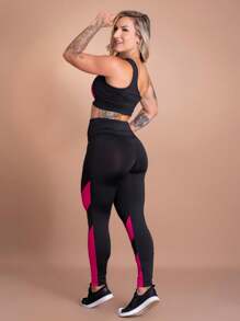 Women Sports Sets - 粉色 - 查看 4