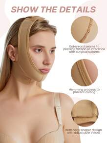 larrycard 1pc Women V Line Facial Bandage Lifting Face Shaper Straps Fajas
