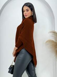 Women Coats - Burnt Orange - View 3