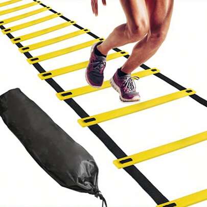 Football Agility Training Ladder With Storage Bag, Speed Training Equipment With Carry Bag