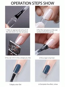 550 Cái/hộp Hình Vuông Ngắn & Trung Bình Hạnh Nhân Giả Gel Mềm Móng Tay Giả, Trong Suốt Đầy Đủ Độ Phủ Đầu Móng Tay Acrylic Chuyên Nghiệp Bấm Trên Đầu Móng Tay Cho Móng Tay Mở Rộng Salon Làm Móng Tay Phụ Kiện Dụng Cụ Bấm Trên Móng Tay Đồ Dùng Làm Móng - Trong sáng - Xem 10