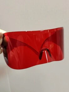 1 件红色 OOTD 多风格性感火焰红可选夏季可爱 Y2K 季节青睐经典颜色年轻女士时尚眼镜带心形水钻装饰万圣节圣诞节时尚基础秋冬女士服装商务休闲礼物 - 紅色 - 查看 10