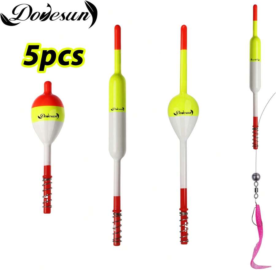 Dovesun 10Pezzi Ami da Pesca Ami a Cerchio Rig Ami da Pesca Pre-sagomati Carolina Rig for Bass Fishing Ami da Spigola Lenza da Pesca Pesi da Pesca 10G