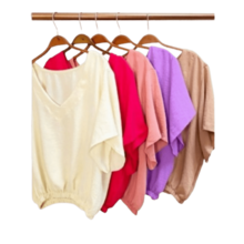 Women Blouses - 淺粉色 - 查看 1