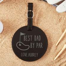 "Best Dad By Par", 父親節高爾夫禮物，個性化1件高爾夫禮物，來自團隊的禮物，適用於爺爺，叔叔，5件高爾夫木夾頭收納盒
