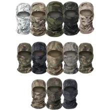1pc Breathable Camouflage Outdoor Sports Face Mask - UV Protection, Multi-Functional Balaclava, Suitable For Cycling, Climbing, Running, Hiking And Outdoor Sports - Sun Protection Windproof Ski Mask - Multicolor - View 1
