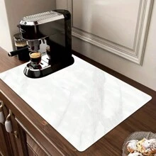 1個石頭碗水槽架，吸水、耐熱的珪藻土水槽托盤，適用於碗、瓶、杯和寵物碗 - 彩色 - 查看 22