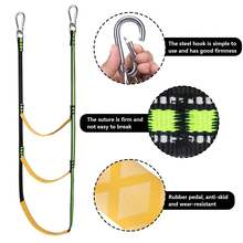 Boat Rope Ladder, Portable Fishing Boarding Rope Ladder, Swimming Ladder For Sailboat, Kayak And Canoe - Green - View 5
