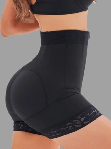 QINGZHU Women's Shapewear Tummy Control Panties Body Shaping Butt Lifter Body Shaper - Black - View 3