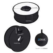 PULUZ 45cm Round Style Macro And Portrait Softbox SpeedLite Flash Light Foldable Diffuser - Black - View 4