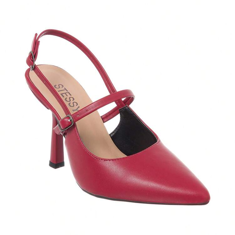 Women Heeled Sandals - Đỏ - Xem 1
