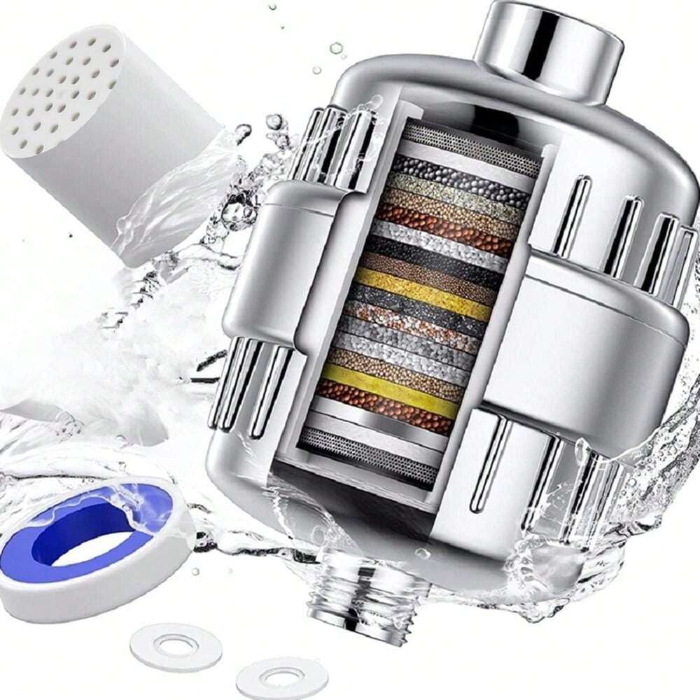 20Stage Shower Head FilterShower Head Filter For Hard Water, With 1
