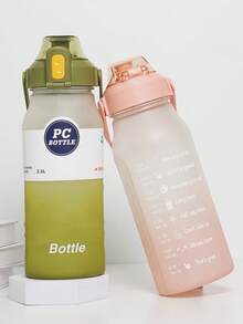 1入組1800毫升運動水瓶，適用於戶外、居家、瑜伽、攀岩、騎行、萬聖節和攜帶便攜杯 - 黑色 - 查看 7