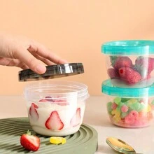 Refrigerator Transparent Crisper Multi-Functional Sealed Food Storage Box Sealed Box Fruit And Vegetable Dry Food Snacks Storage Box