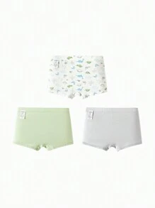 Balabala Boys' Underwear: Modal Boxer Shorts For Children, Cool And Antibacterial, Pack Of 3 For Toddlers And Small Kids