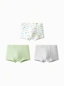 Balabala Boys' Underwear: Modal Boxer Shorts For Children, Cool And Antibacterial, Pack Of 3 For Toddlers And Small Kids