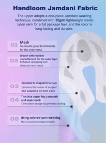 BMAI 女款探险者真皮跑鞋运动鞋防滑耐磨网眼跳绳鞋：耐用、高弹缓冲、轻便、双向通风、耐磨、防滑静音 - 彩色 - 查看 8