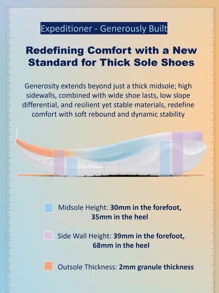 BMAI 女款探险者真皮跑鞋运动鞋防滑耐磨网眼跳绳鞋：耐用、高弹缓冲、轻便、双向通风、耐磨、防滑静音 - 彩色 - 查看 5