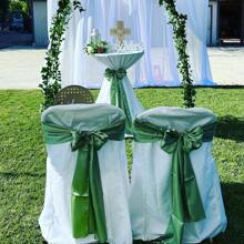 10pcs Universal Satin Chair Sashes With Bow For Events Decorations, Such As Wedding, Engagement Party, Birthday, Baby Shower, Christmas, Thanksgiving, Graduation Ceremony, Etc. (7 X 108 Inches). Suitable For Wedding Reception, Banquet, Party, Birthday Celebration, Baby Shower, Graduation Ceremony, Event Decorations. - Multicolor - View 11