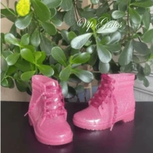 Kids Boots - 淺粉色 - 查看 1