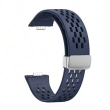 Silikonarmband mit atmungsaktiven Löchern kompatibel mit Huawei Fit 3 Uhr, Fit 3 (Lochstil) als Geschenk für Studenten zum Schulstart