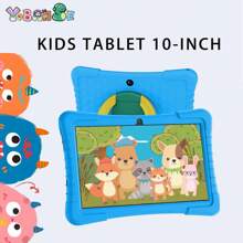 Kids Tablet, 10 Inch Tablet For Kids Android 12 Tablet 2GB 64GB Toddler Tablet APP Preinstalled & Parent Control Children Tablet With WiFi, 8000mAh Battery, Dual Camera(Blue) - Blue - View 1