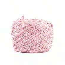50/Ball 140M Hand Knitting Yarn 3mm+6mm Sequins Yarn DIY For Woman Woollen Sweater Hat Scarf - Multicolor - View 10