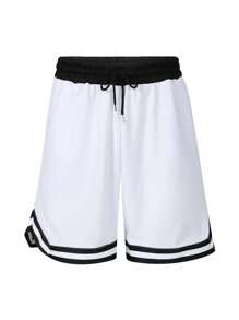 OPALOS 2/3 件装男友风格运动短裤，带口袋的篮球短裤 - 彩色 - 查看 3