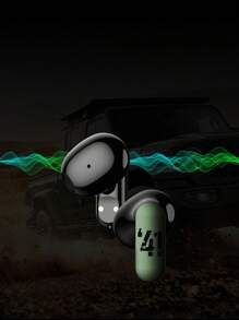 Jeep JP EW002 TWS無線藍牙耳機降噪耳塞遊戲視頻耳機HIFI音質運動耳機 - 綠色 - 查看 2