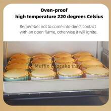 50pcs Thickened Marble-Patterned Muffin Cups, Cake Paper Trays, High-Temperature Resistant Baking Cups, Baking Greaseproof Paper - 50pc Single-sided Gold Stone Pattern Cake Tray - View 6