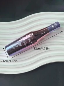 1入便攜式葡萄酒瓶形狀黑色睫毛膏，纖長、增厚、捲翹、不脫妝，自然妝容，持久不脫落，12克 - 黑色 - 查看 6