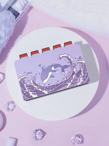 1 个紫色旋转鲨鱼图案卡槽支架保护套兼容 Switch OLED/Switch NS，可容纳 5 张游戏卡，游戏机配件盖，送给朋友/家人/游戏玩家的最佳礼物 - 彩色 - 查看 2