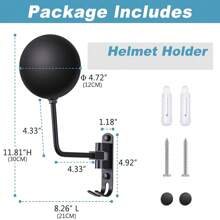 Motorcycle Helmet Wall Mount Holder, Electric Bike Helmet Rack, Hat Storage Bracket Decorations Decor Festival Decor Room Decor Home Decor Bed Room Decor Dress Pants Shoes Jeans Boots Skirt Bedroom, Organizer, Home Storage, White T Shirt Women, Black Pants Women, Ladies Winter Clothes, Dress,