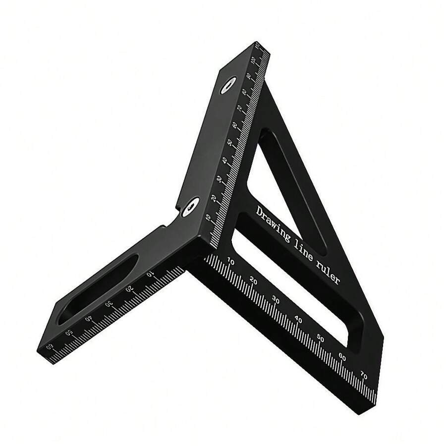 Carpenter Square Woodworking Square Protractor Aluminum Miter Triangle
