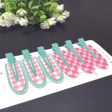 6入組日常休閒髮飾,包括髮夾、髮針、梳子、女士髮夾、多用途髮夾,適用於外出