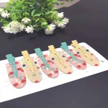 6入組日常休閒髮飾,包括髮夾、髮針、梳子、女士髮夾、多用途髮夾,適用於外出