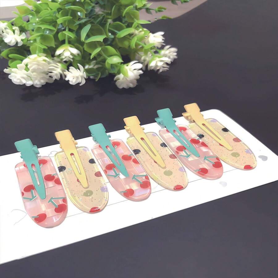 6入組日常休閒髮飾,包括髮夾、髮針、梳子、女士髮夾、多用途髮夾,適用於外出