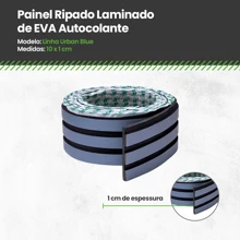 Meu Rodape Wall Stickers - 藍色 - 查看 2