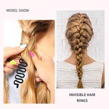 2pcs Hair Braiding Tool Set, With Tail Comb, Hairpins, And Fishbone Braider For Home Hair Styling - Multicolor - View 6